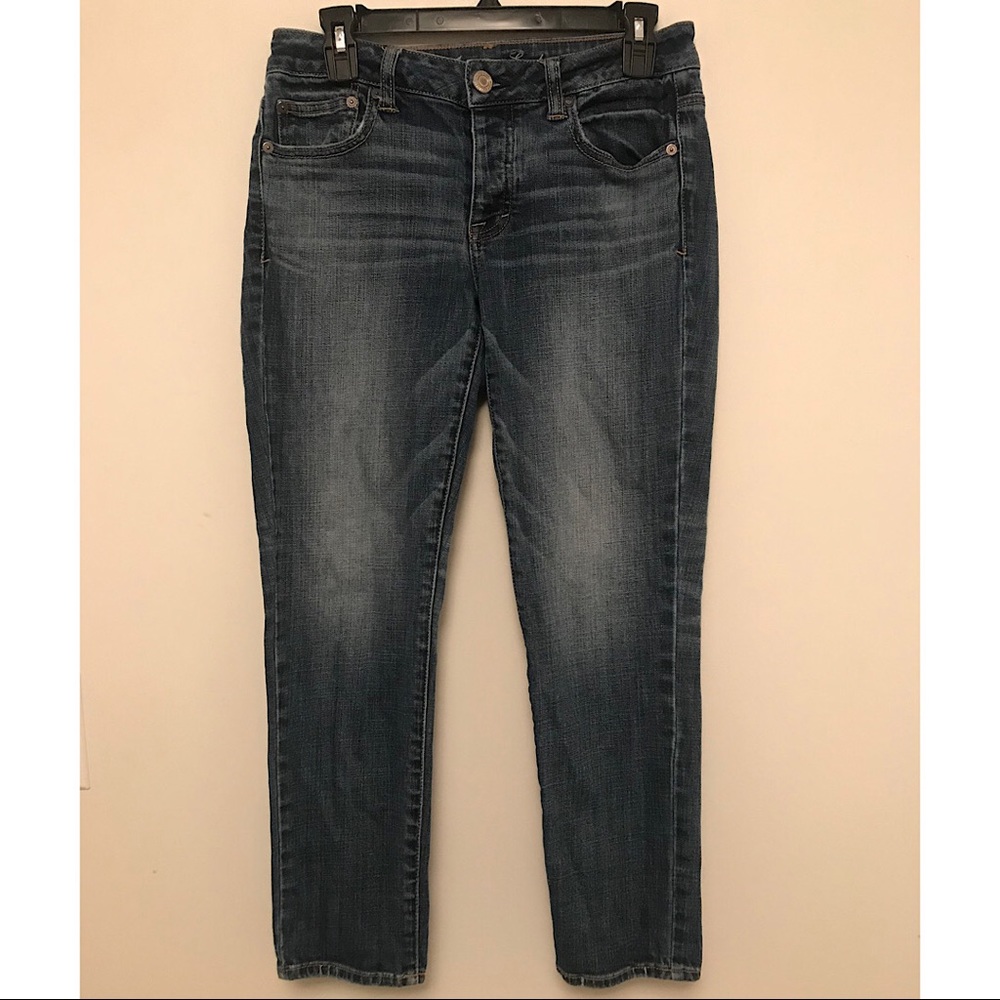 Men’s American Eagle Dark Wash Boy Jean Skinny Jeans Size 30 Waist